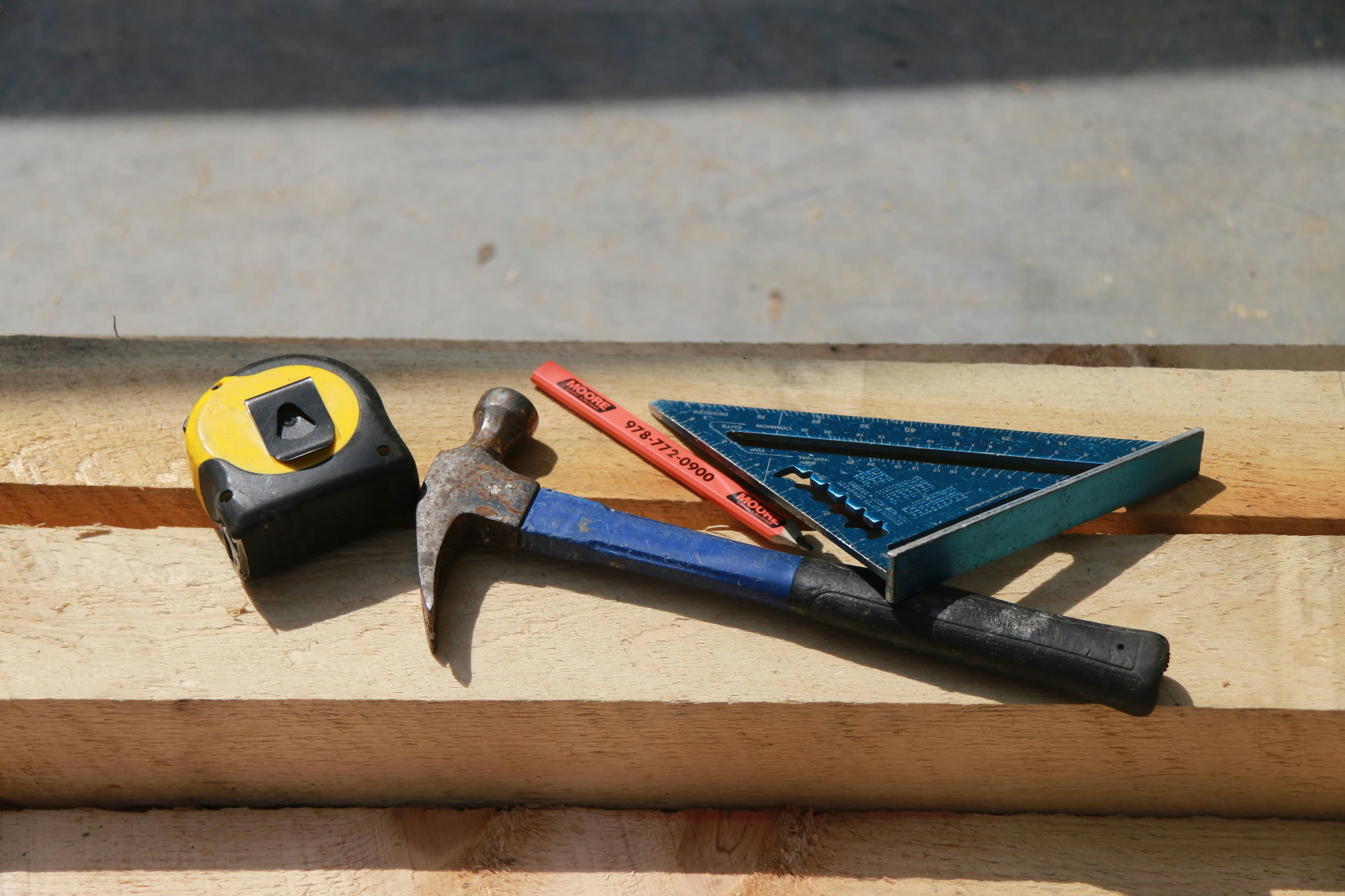 Professional tools and workbench